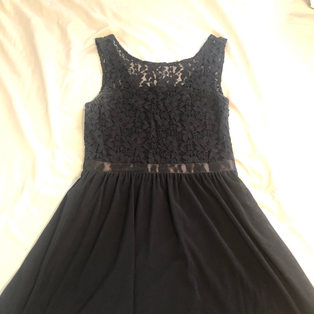 Black cocktail dress
